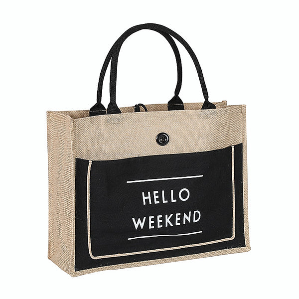 Hello Weekend  Shopping Bag