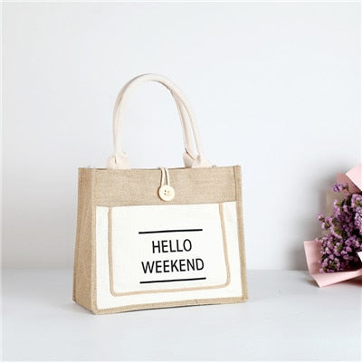 Hello Weekend  Shopping Bag