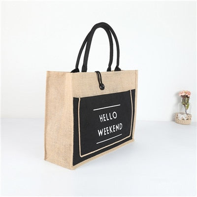 Hello Weekend  Shopping Bag